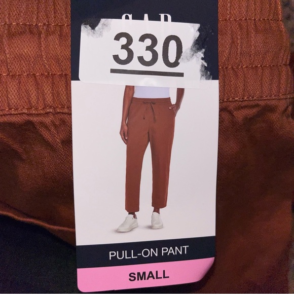 GAP Stretch Elastic Waist Pull-On Pants - Picture 7 of 8